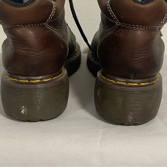 Doc Martens Boots Women’s 10 Brown Leather 8542 Ankle Lace-Up Boots Toya Boots - Picture 10 of 16